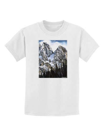 Mountain Landscape 2 Childrens T-Shirt-Childrens T-Shirt-TooLoud-White-X-Small-Davson Sales