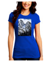 Mountain Landscape 2 Juniors Crew Dark T-Shirt-T-Shirts Juniors Tops-TooLoud-Royal-Blue-Juniors Fitted Small-Davson Sales