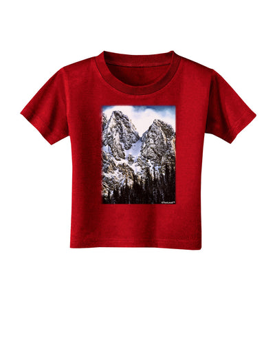 Mountain Landscape 2 Toddler T-Shirt Dark-Toddler T-Shirt-TooLoud-Red-2T-Davson Sales