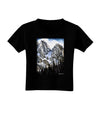 Mountain Landscape 2 Toddler T-Shirt Dark-Toddler T-Shirt-TooLoud-Black-2T-Davson Sales