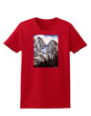 Mountain Landscape 2 Womens Dark T-Shirt-TooLoud-Red-X-Small-Davson Sales