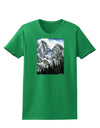 Mountain Landscape 2 Womens Dark T-Shirt-TooLoud-Kelly-Green-X-Small-Davson Sales