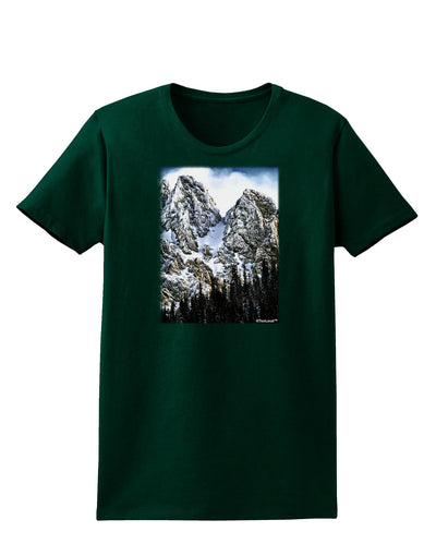 Mountain Landscape 2 Womens Dark T-Shirt-TooLoud-Forest-Green-Small-Davson Sales