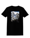 Mountain Landscape 2 Womens Dark T-Shirt-TooLoud-Black-X-Small-Davson Sales