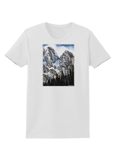 Mountain Landscape 2 Womens T-Shirt-Womens T-Shirt-TooLoud-White-X-Small-Davson Sales