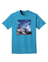 Mountain Pop Out Adult Dark T-Shirt by TooLoud-Mens T-Shirt-TooLoud-Turquoise-Small-Davson Sales