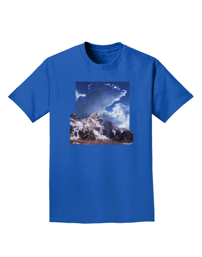 Mountain Pop Out Adult Dark T-Shirt by TooLoud-Mens T-Shirt-TooLoud-Royal-Blue-Small-Davson Sales