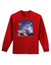 Mountain Pop Out Adult Long Sleeve Dark T-Shirt by TooLoud-TooLoud-Red-Small-Davson Sales