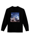 Mountain Pop Out Adult Long Sleeve Dark T-Shirt by TooLoud-TooLoud-Black-Small-Davson Sales