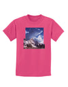 Mountain Pop Out Childrens Dark T-Shirt by TooLoud-Childrens T-Shirt-TooLoud-Sangria-X-Small-Davson Sales