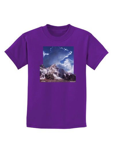 Mountain Pop Out Childrens Dark T-Shirt by TooLoud-Childrens T-Shirt-TooLoud-Purple-X-Small-Davson Sales