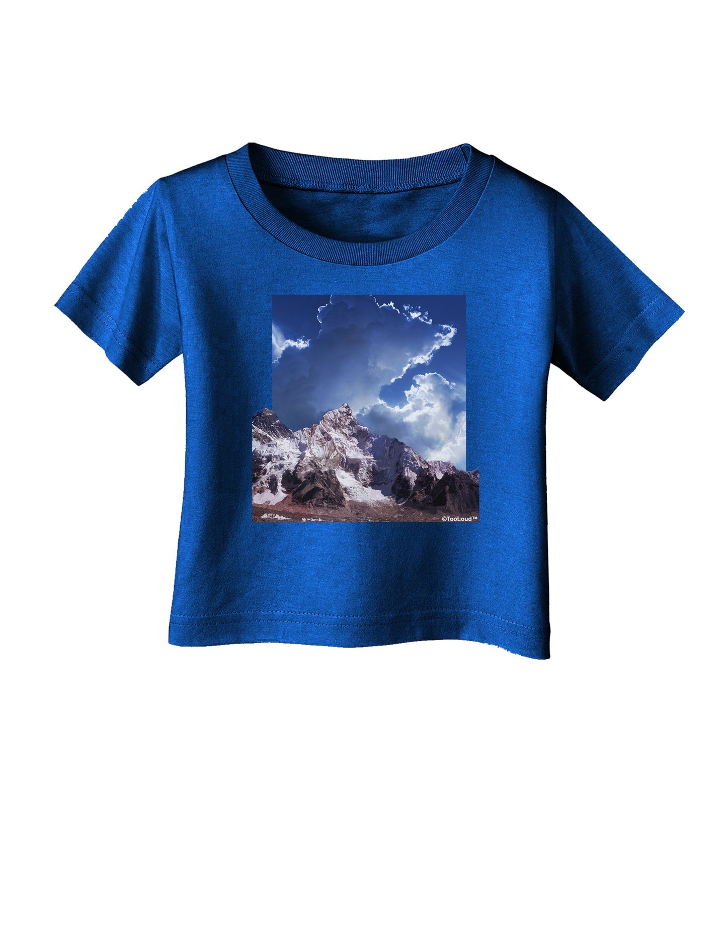 Mountain Pop Out Infant T-Shirt Dark by TooLoud-Infant T-Shirt-TooLoud-Royal-Blue-06-Months-Davson Sales
