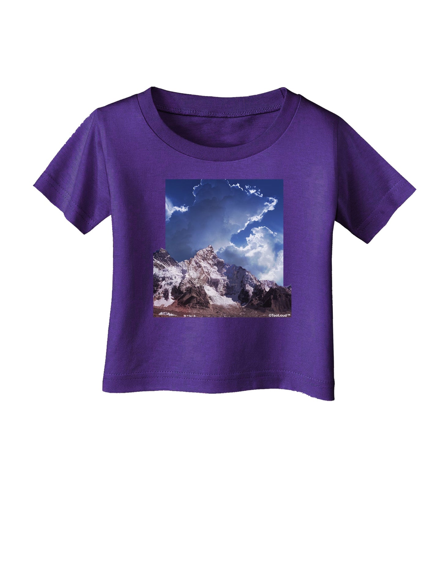 Mountain Pop Out Infant T-Shirt Dark by TooLoud-Infant T-Shirt-TooLoud-Purple-06-Months-Davson Sales