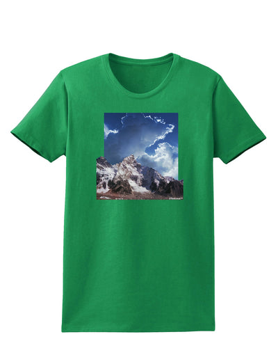 Mountain Pop Out Womens Dark T-Shirt by TooLoud
