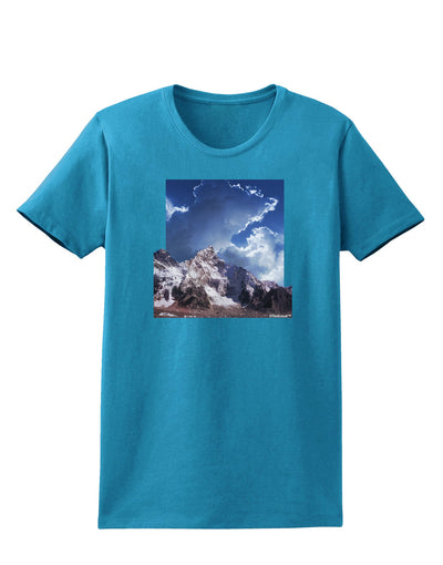Mountain Pop Out Womens Dark T-Shirt by TooLoud