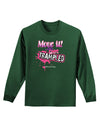 Move It Or Get Trampled Adult Long Sleeve Dark T-Shirt-TooLoud-Dark-Green-Small-Davson Sales