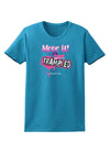 Move It Or Get Trampled Womens Dark T-Shirt-Womens T-Shirt-TooLoud-Turquoise-X-Small-Davson Sales