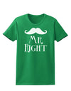 - Mr Right Womens Dark T-Shirt-Womens T-Shirt-TooLoud-Kelly-Green-X-Small-Davson Sales