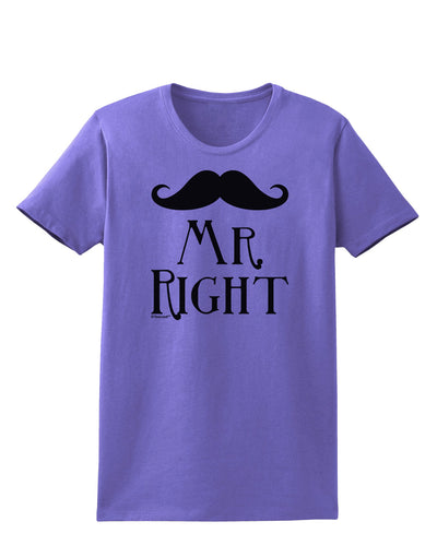 - Mr Right Womens T-Shirt-Womens T-Shirt-TooLoud-Violet-X-Small-Davson Sales