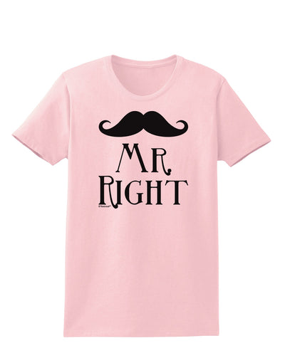 - Mr Right Womens T-Shirt-Womens T-Shirt-TooLoud-PalePink-X-Small-Davson Sales