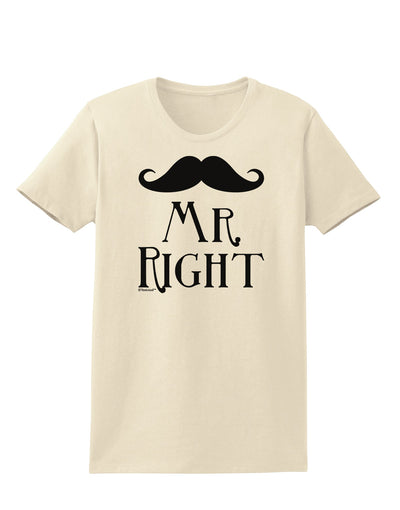 - Mr Right Womens T-Shirt-Womens T-Shirt-TooLoud-Natural-X-Small-Davson Sales