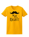 - Mr Right Womens T-Shirt-Womens T-Shirt-TooLoud-Gold-X-Small-Davson Sales