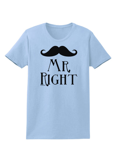 - Mr Right Womens T-Shirt-Womens T-Shirt-TooLoud-Light-Blue-X-Small-Davson Sales