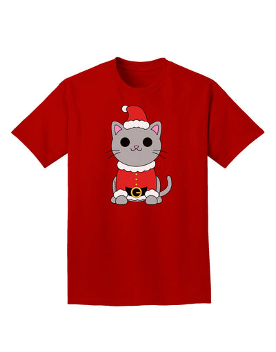 Mr. Whiskerton Santa Suit - Christmas Adult Dark T-Shirt by TooLoud-Mens T-Shirt-TooLoud-Red-Small-Davson Sales