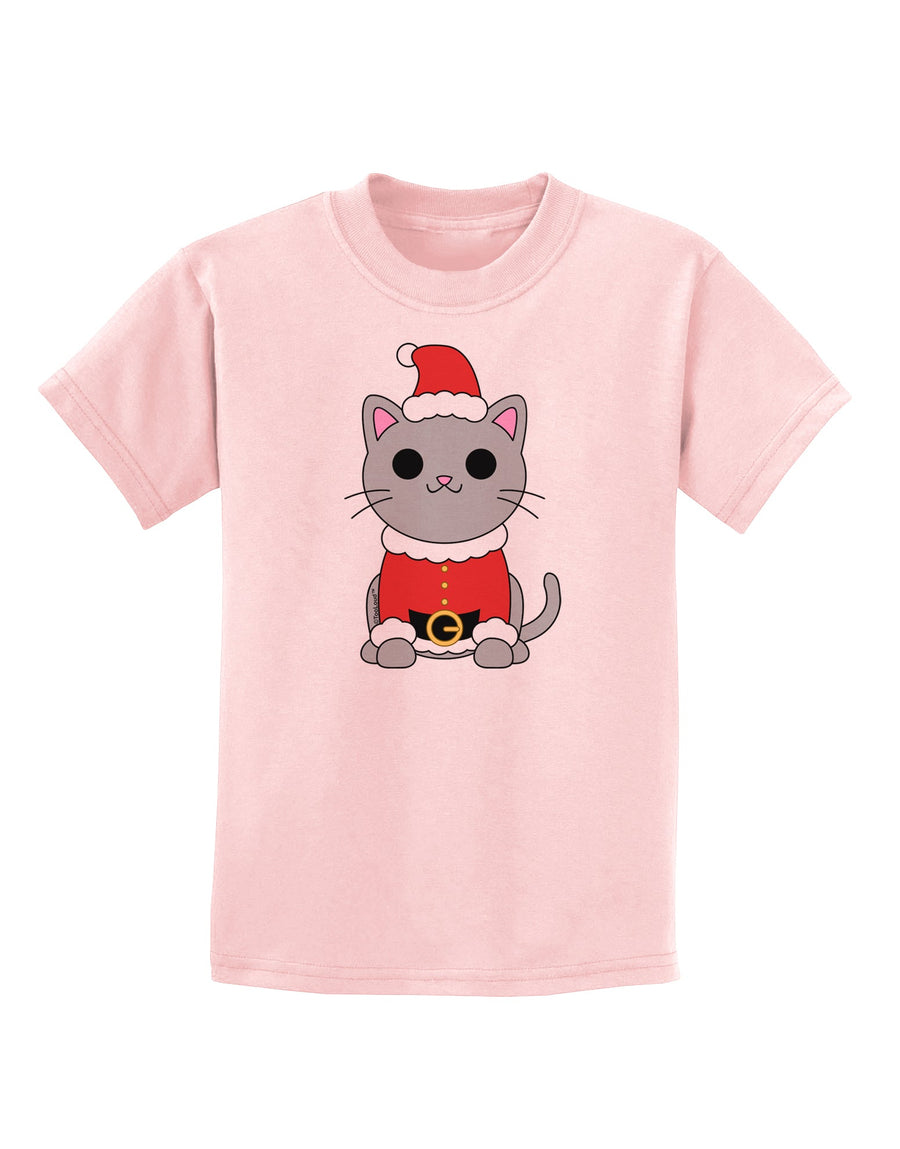 Mr. Whiskerton Santa Suit - Christmas Childrens T-Shirt by TooLoud-Childrens T-Shirt-TooLoud-White-X-Small-Davson Sales