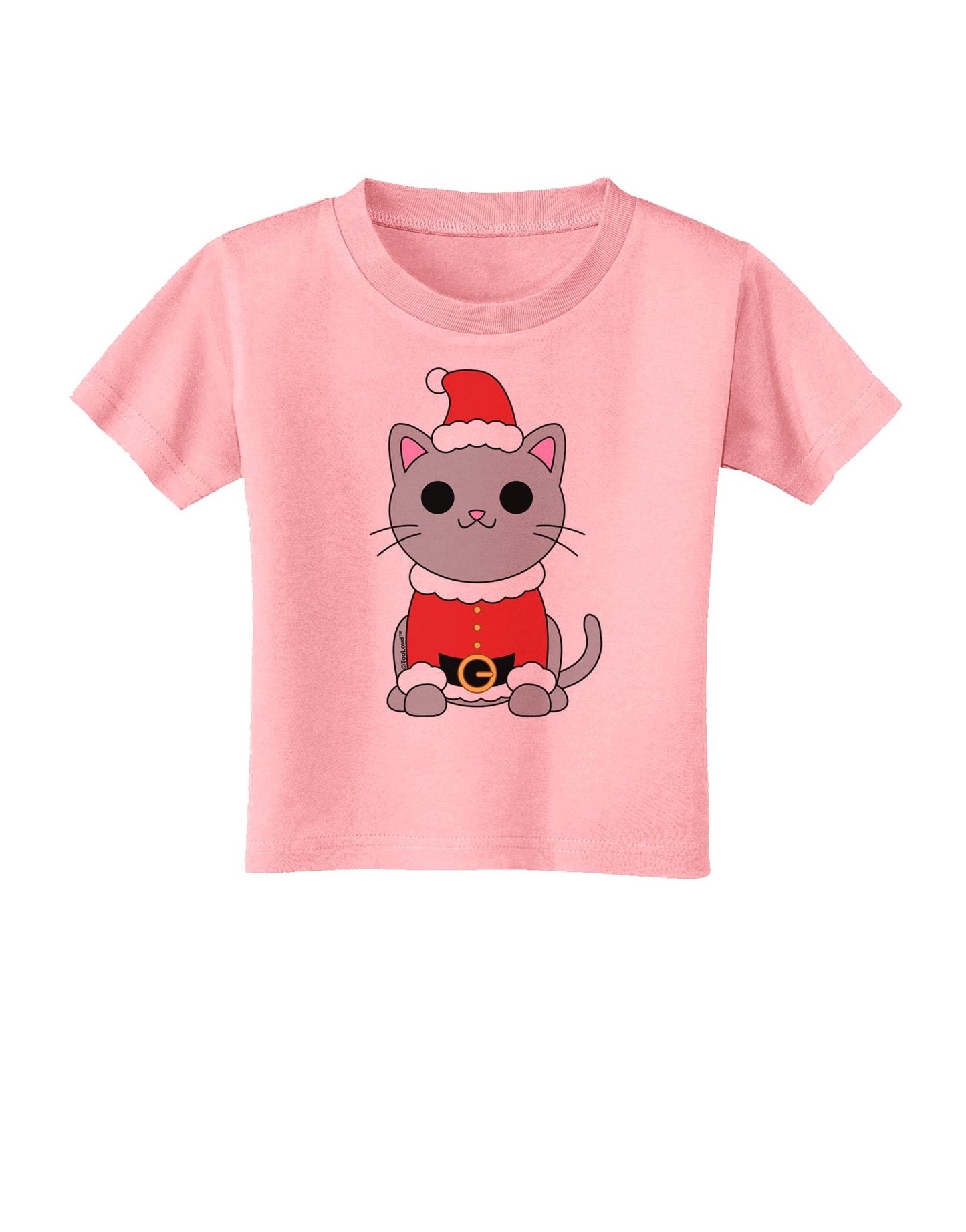 Mr. Whiskerton Santa Suit - Christmas Toddler T-Shirt by TooLoud-Toddler T-Shirt-TooLoud-Candy-Pink-2T-Davson Sales