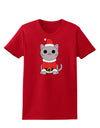 Mr. Whiskerton Santa Suit - Christmas Womens Dark T-Shirt by TooLoud-Womens T-Shirt-TooLoud-Red-X-Small-Davson Sales