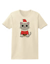 Mr. Whiskerton Santa Suit - Christmas Womens T-Shirt by TooLoud-Womens T-Shirt-TooLoud-Natural-X-Small-Davson Sales