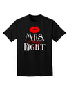 Mrs Always Right Adult Dark T-Shirt-Mens T-Shirt-TooLoud-Black-Small-Davson Sales