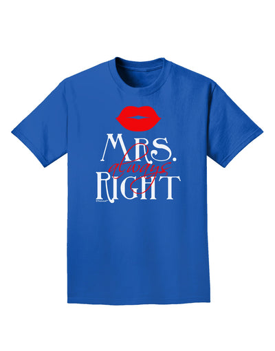 Mrs Always Right Adult Dark T-Shirt-Mens T-Shirt-TooLoud-Royal-Blue-Small-Davson Sales