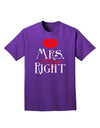 Mrs Always Right Adult Dark T-Shirt-Mens T-Shirt-TooLoud-Purple-Small-Davson Sales