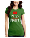- Mrs Always Right Juniors Crew Dark T-Shirt-TooLoud-Kiwi-Green-Juniors Fitted X-Small-Davson Sales