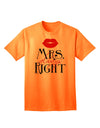 Mrs Always Right Women's Empowerment Adult T-Shirt-Mens T-shirts-TooLoud-Neon-Orange-Small-Davson Sales