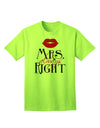 Mrs Always Right Women's Empowerment Adult T-Shirt-Mens T-shirts-TooLoud-Neon-Green-Small-Davson Sales