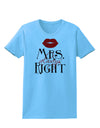 - Mrs Always Right Womens T-Shirt-Womens T-Shirt-TooLoud-Aquatic-Blue-X-Small-Davson Sales