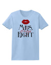 - Mrs Always Right Womens T-Shirt-Womens T-Shirt-TooLoud-Light-Blue-X-Small-Davson Sales