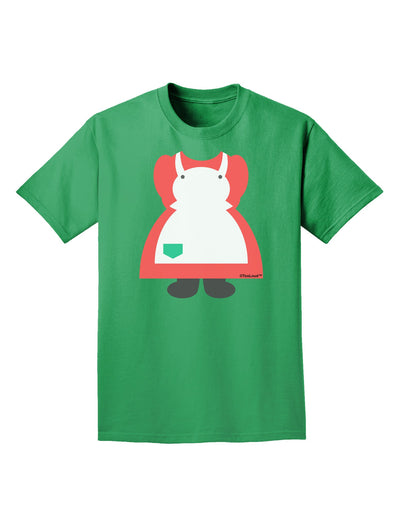 Mrs Santa Claus Character Body Christmas Adult Dark T-Shirt-Mens T-Shirt-TooLoud-Kelly-Green-Small-Davson Sales