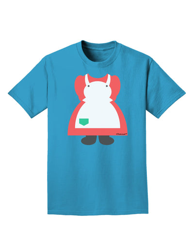 Mrs Santa Claus Character Body Christmas Adult Dark T-Shirt-Mens T-Shirt-TooLoud-Turquoise-Small-Davson Sales