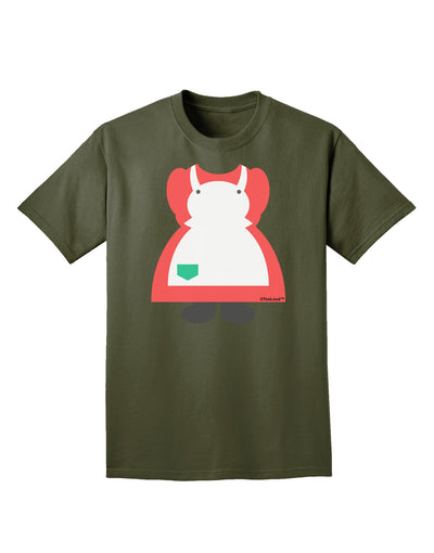 Mrs Santa Claus Character Body Christmas Adult Dark T-Shirt-Mens T-Shirt-TooLoud-Military-Green-Small-Davson Sales