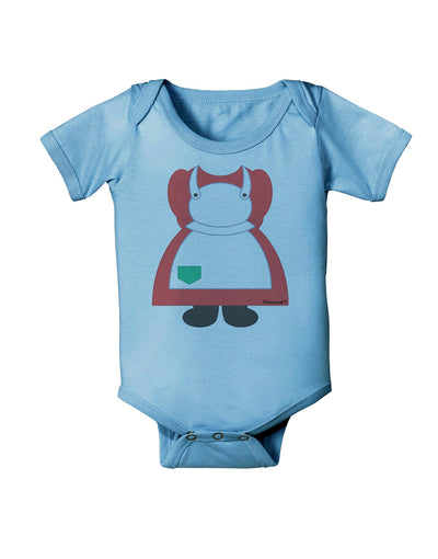 Mrs Santa Claus Character Body Christmas Baby Romper Bodysuit-Baby Romper-TooLoud-Light-Blue-06-Months-Davson Sales