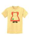 Mrs Santa Claus Character Body Christmas Childrens T-Shirt-Childrens T-Shirt-TooLoud-Daffodil-Yellow-X-Small-Davson Sales