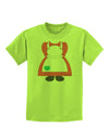 Mrs Santa Claus Character Body Christmas Childrens T-Shirt-Childrens T-Shirt-TooLoud-Lime-Green-X-Small-Davson Sales