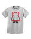 Mrs Santa Claus Character Body Christmas Childrens T-Shirt-Childrens T-Shirt-TooLoud-AshGray-X-Small-Davson Sales