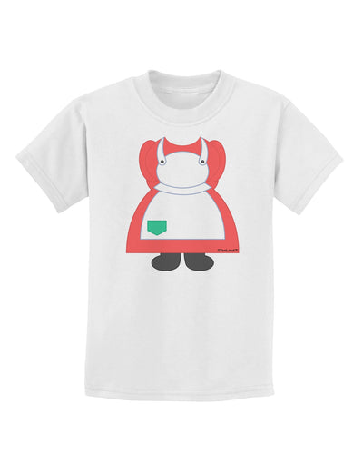 Mrs Santa Claus Character Body Christmas Childrens T-Shirt-Childrens T-Shirt-TooLoud-White-X-Small-Davson Sales