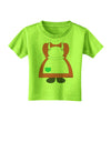 Mrs Santa Claus Character Body Christmas Toddler T-Shirt-Toddler T-Shirt-TooLoud-Lime-Green-2T-Davson Sales