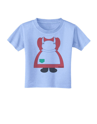 Mrs Santa Claus Character Body Christmas Toddler T-Shirt-Toddler T-Shirt-TooLoud-Aquatic-Blue-2T-Davson Sales